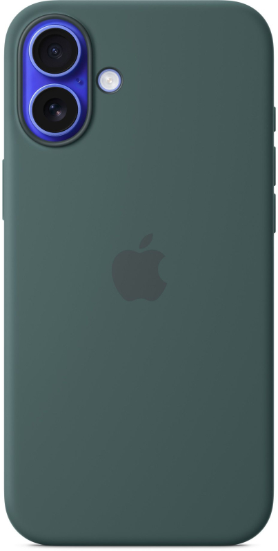 Фото Чехол Apple для iPhone 16 Plus Silicone MagSafe, зеленый Фото Чехол Apple для iPhone 16 Plus Silicone MagSafe, зеленый