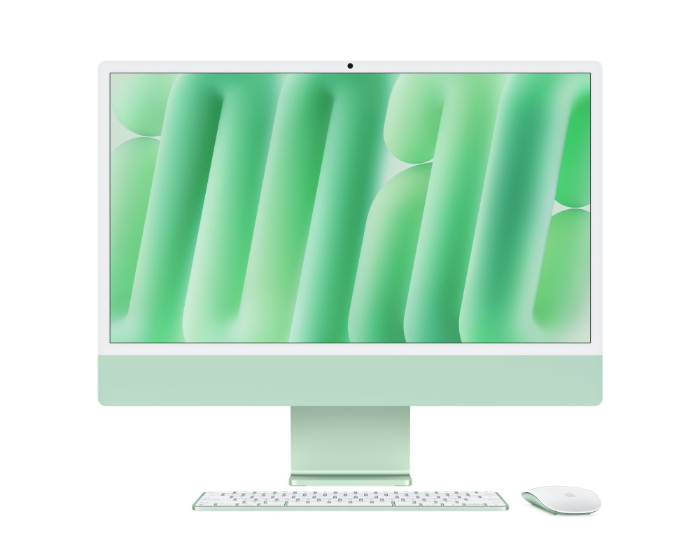 Фото Apple iMac 24" Retina 4,5K, M4 10C / 10C, 16 ГБ, 256 ГБ, Зелёный Фото Apple iMac 24" Retina 4,5K, M4 10C / 10C, 16 ГБ, 256 ГБ, Зелёный