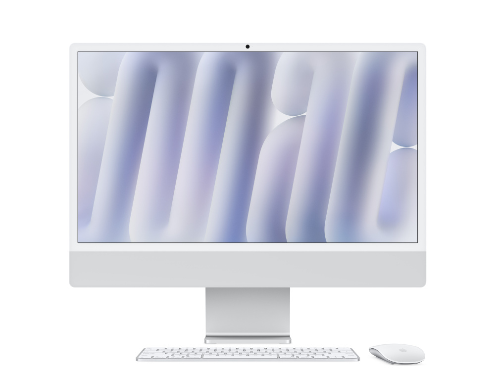 Фото Apple iMac 24" Retina 4,5K, M4 10C / 10C, 16 ГБ, 256 ГБ, Серебристый На фото изображено Apple iMac 24" Retina 4,5K, M4 10C / 10C, 16 ГБ, 256 ГБ, Серебристый
