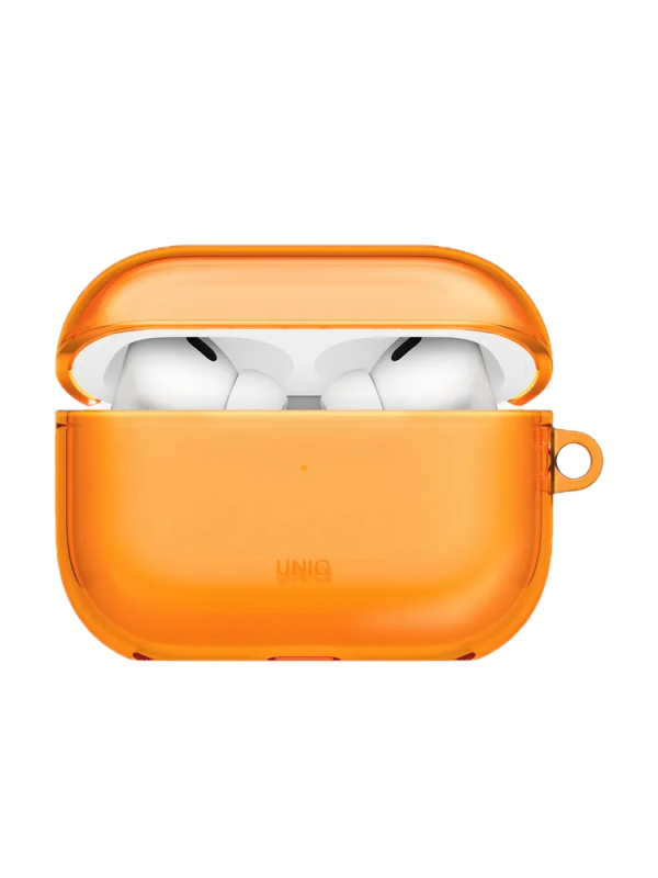 Фото Чехол Uniq Glase TPU для AirPods Pro 3, Golden Citrus Фото Чехол Uniq Glase TPU для AirPods Pro 3, Golden Citrus