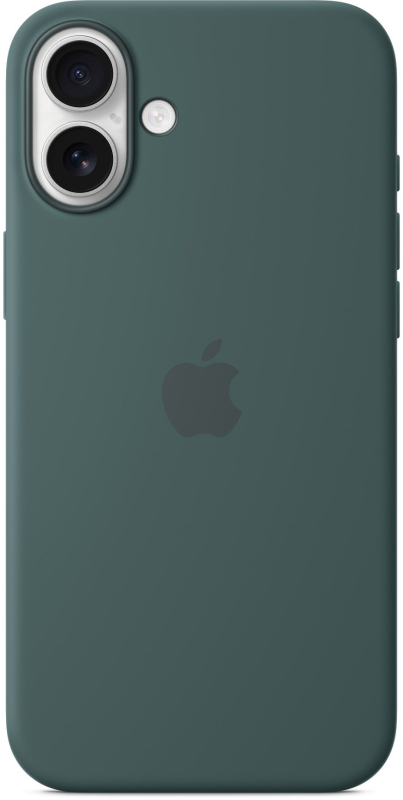 Чехол Apple для iPhone 16 Plus Silicone MagSafe, зеленый Чехол Apple для iPhone 16 Plus Silicone MagSafe, зеленый