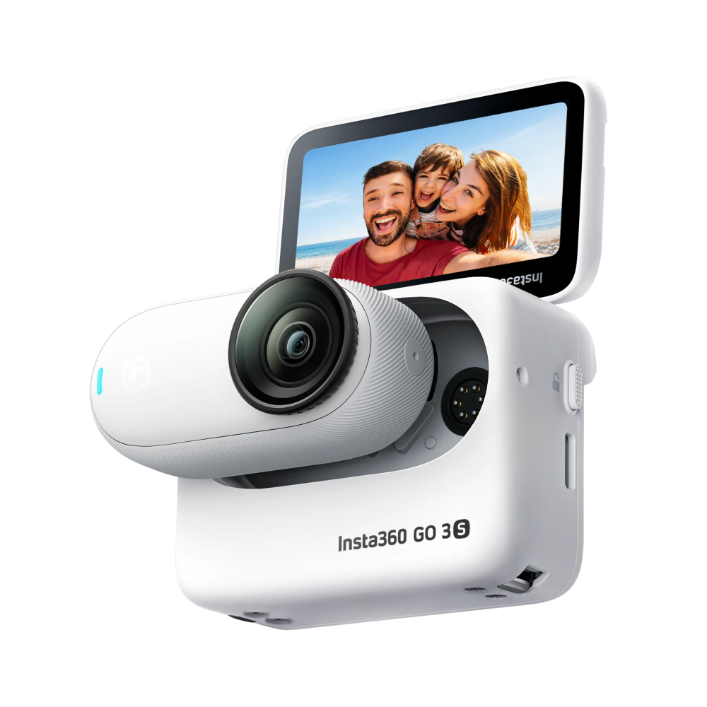 Фото Экшн камера Insta360 GO 3S 128GB, белый На фото изображено Экшн камера Insta360 GO 3S 128GB, белый